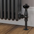 T-MAN-021-AG-PEW-PIP-LS01 - Eastbury Traditional Manual Angled Pewter Radiator Valves With Sleeves T-MAN-021-AG-PEW-PIP-LS01 - Eastbury Traditional Manual Angled Pewter Radiator Valves With Sleeves